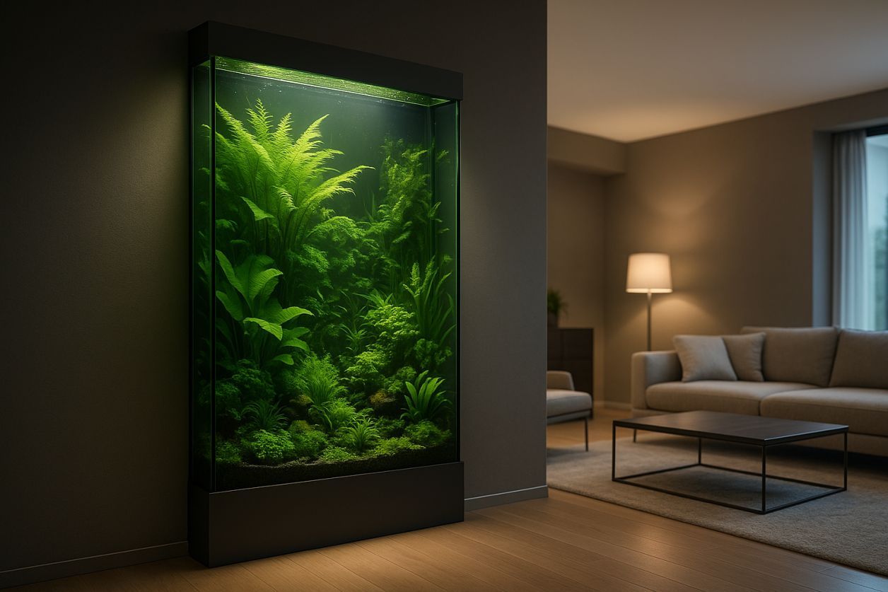 Aquarium mural et plante : l'accord parfait
