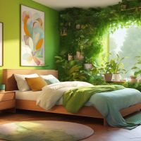 Créez un mur végétal dans votre chambre pour un bien-être optimal