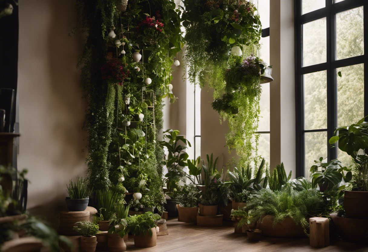 Créez un magnifique mur végétal suspendu chez vous