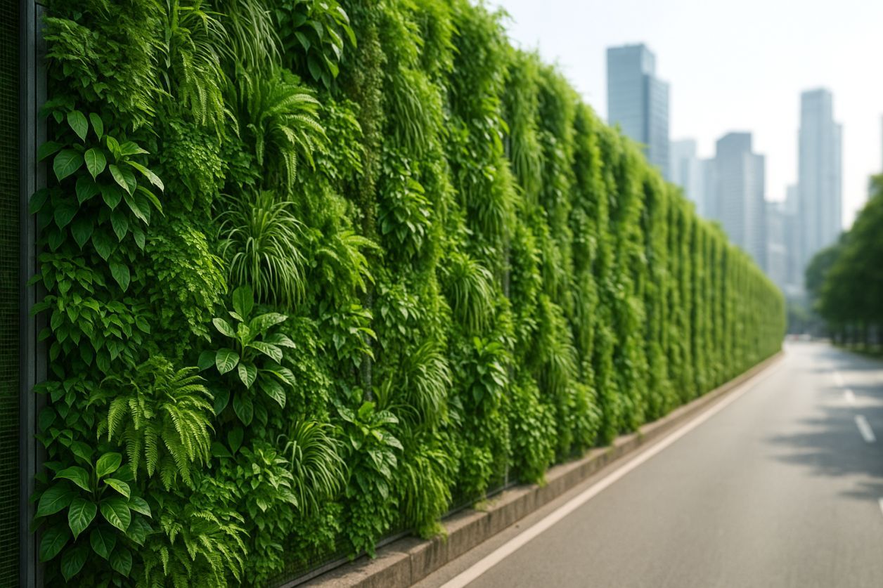 Mur végétal antibruit : silence naturel