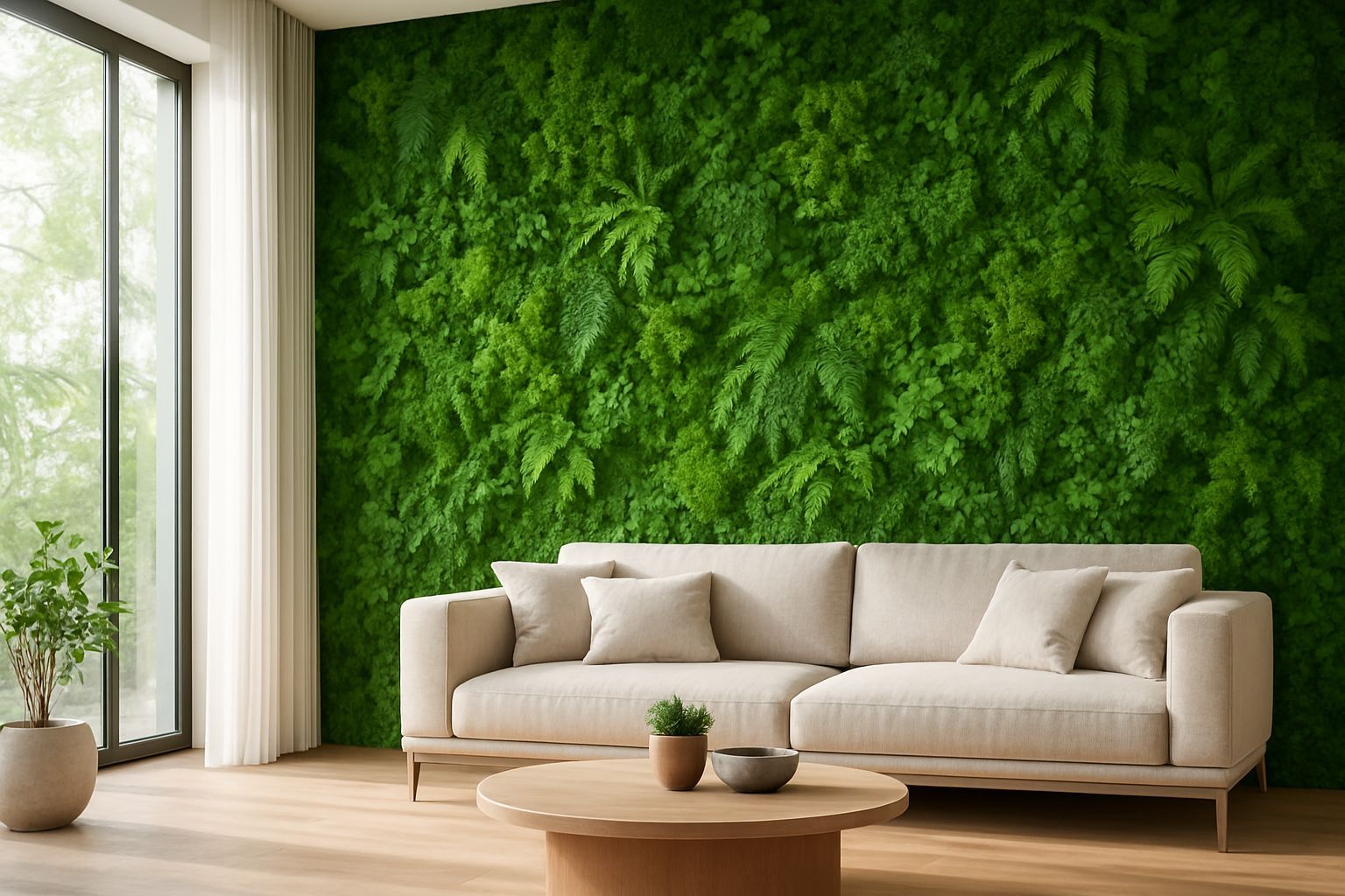 Créez une oasis intérieure : le guide du mur végétal artificiel