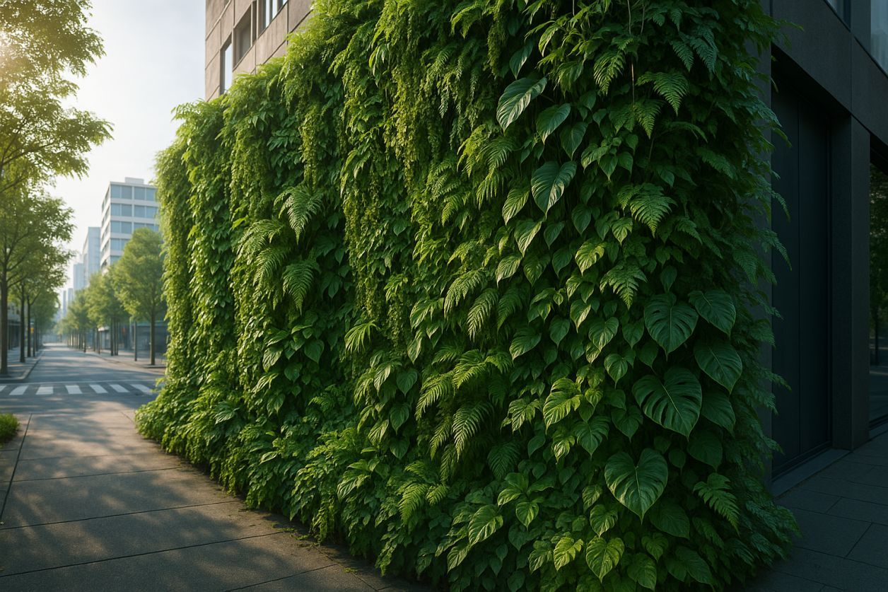 Mur végétal extérieur sans arrosage