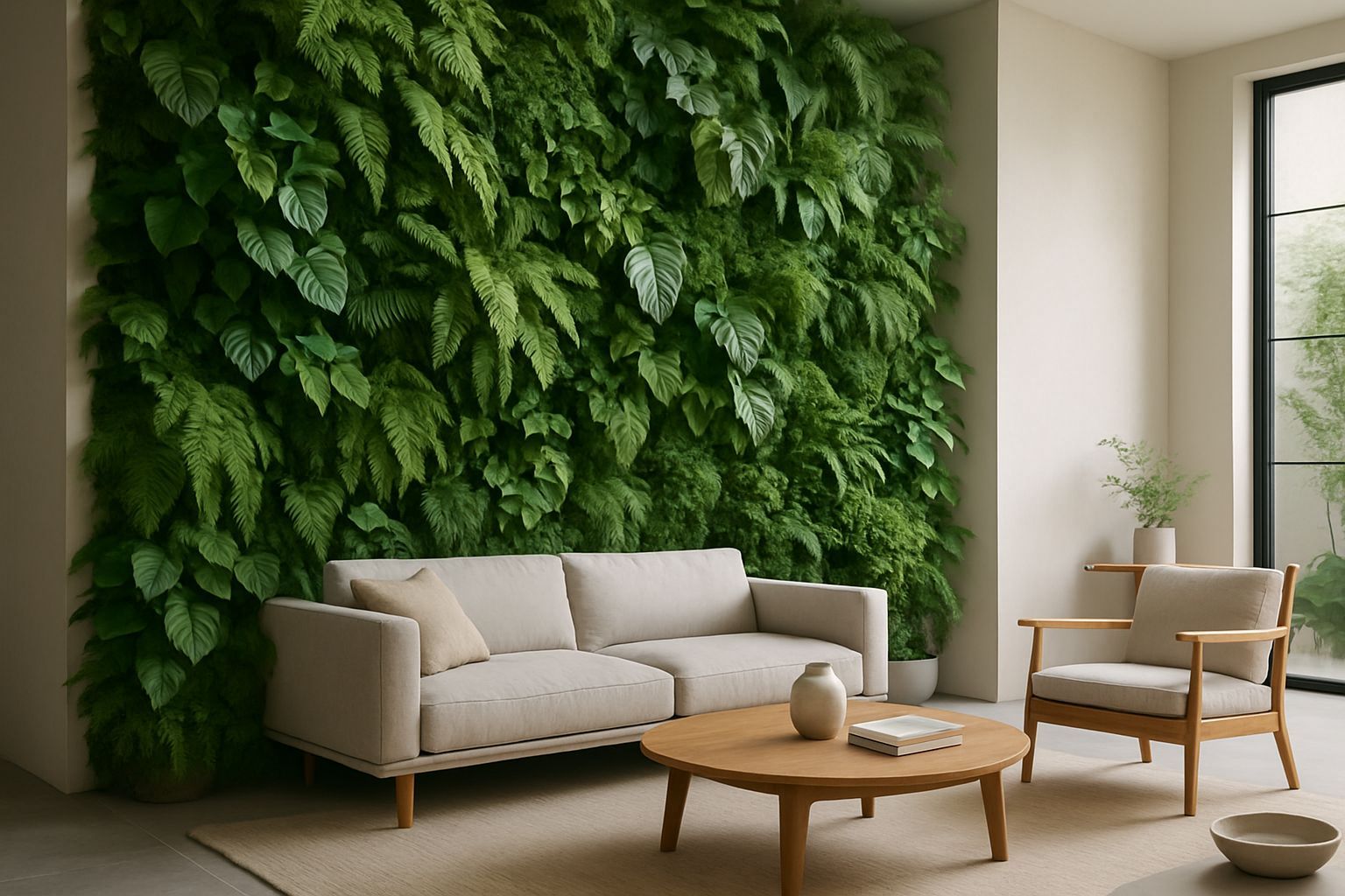 Découvrez les bienfaits du mur végétal intérieur