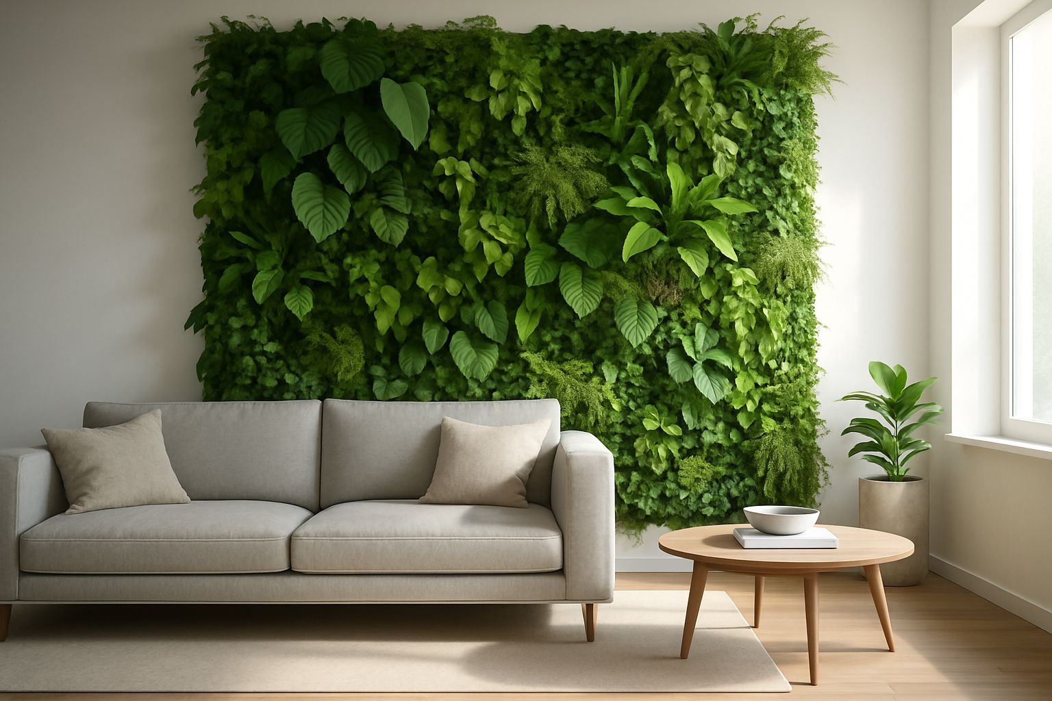 Découvrez les bienfaits du mur végétal intérieur
