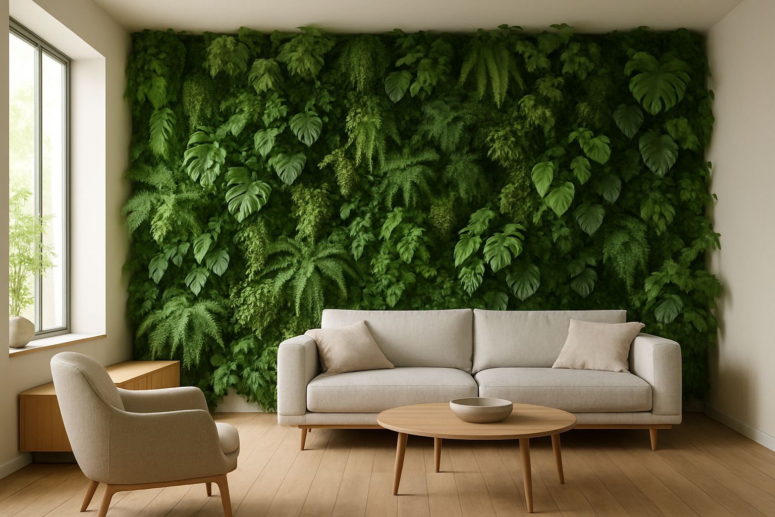 Découvrez les bienfaits du mur végétal intérieur
